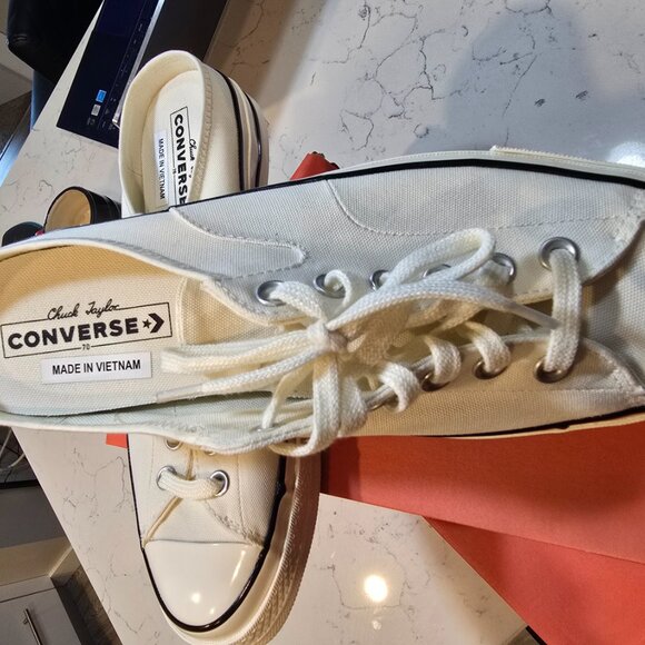 Converse Chuck 70 Mule Beige White Men Unisex Slip On Mule Shoes 172592C SZ 10.5 - Picture 2 of 13
